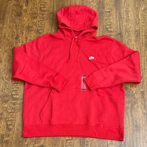 Nike Multi Sport Bold Red Pullover Hoodie Size XXL
